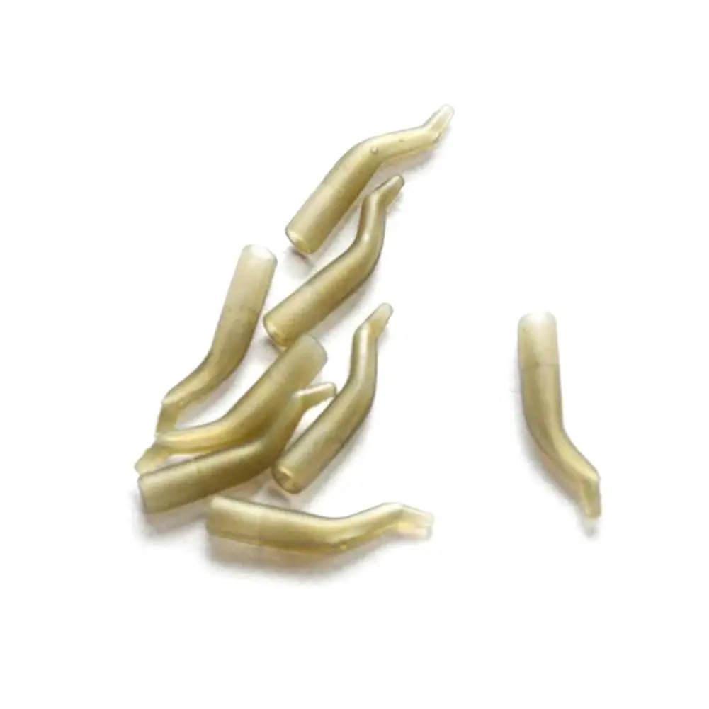 

50Pcs/Lot Carp Fishing Hook Sleeve Hair Rig Line Aligner Fishing Carp Sleeves For Pesca Anti Soft Accessories O6M2