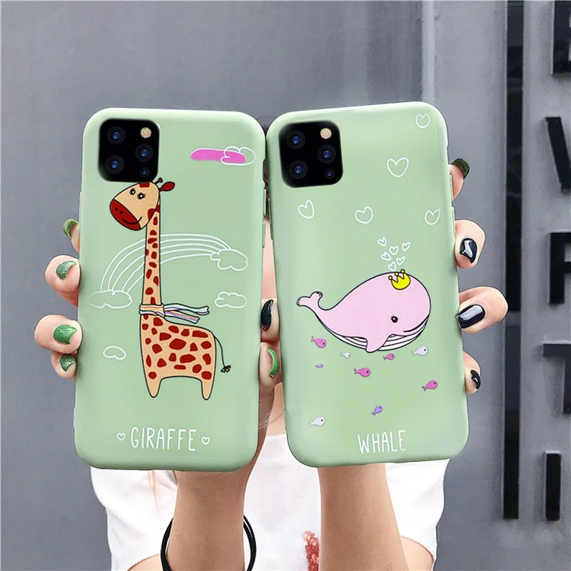 YBD Чехлы ярких цветов для iPhone 7 8 XS 11 pro Max 6s 6 мягкий чехол X XR Funda Coque светящийся Plus |