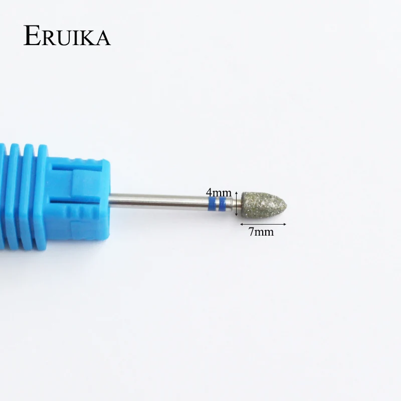 ERUIKA 1 шт. алмазное сверло для ногтей Электрический Маникюрный станок аксессуары пилочка для ногтей инструменты для дизайна ногтей фреза