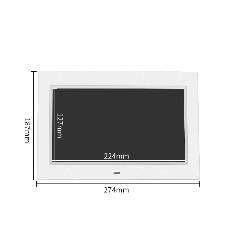 10 Inch HD Digital Photo Frame 1024x600 HD Ultra-Thin LED Electronic Photo Album LCD Photo Frame enlarge
