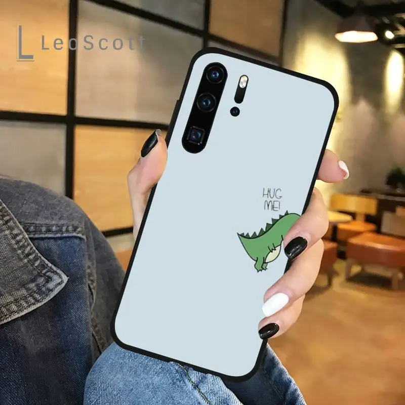 

Cute animal dinosaur Phone Case For Huawei honor Mate P 9 10 20 30 40 Pro 10i 7 8 a x Lite nova 5t