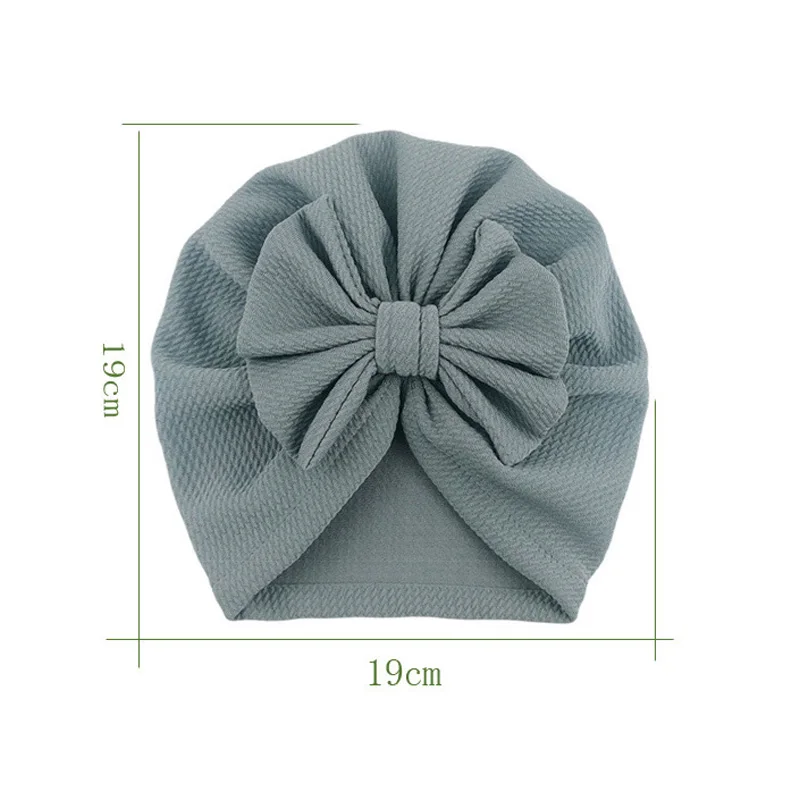 16 Colors Baby Hat for Girls Big Bow Beanie Newborn Turban Elastic Girl Cap Infant Toddler Hats 1PC | Детская одежда и обувь