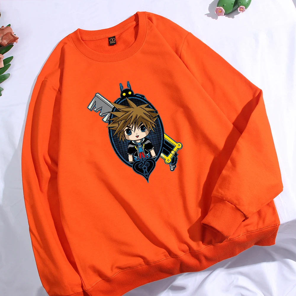 

Sora Portrait Cartoon Comics Sweatshirts Womens Hip Hop Funny Hoodies Autumn Casual Loose Pullover Harajuku Cotton Female Hoodie