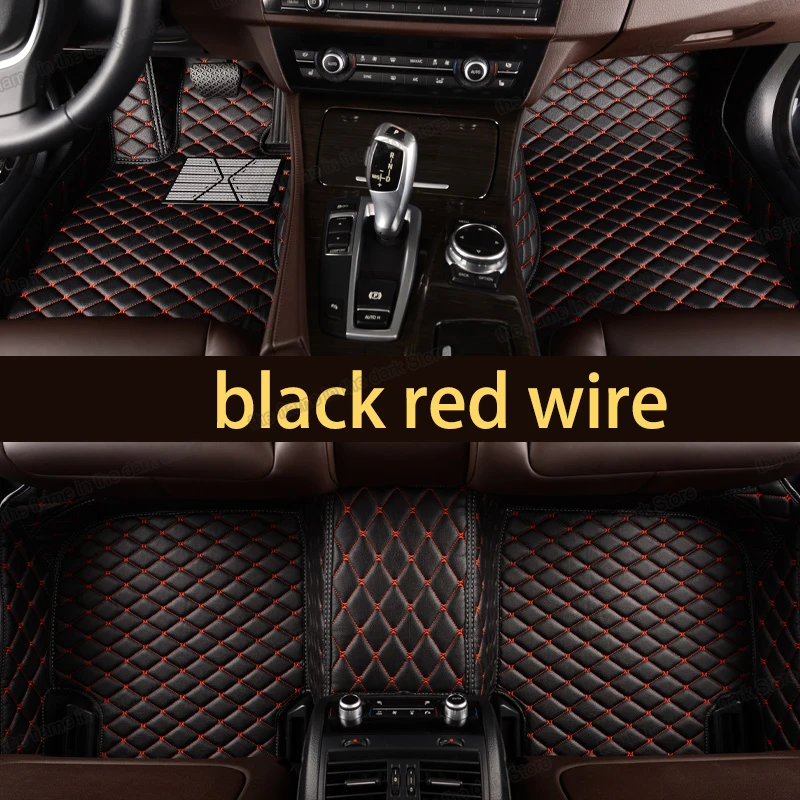 

lsrtw2017 leather car floor mats for bmw X5 X6 F15 F16 rug carpet 2013 2014 2015 2016 2017 2018 carpet rug auto matten covers