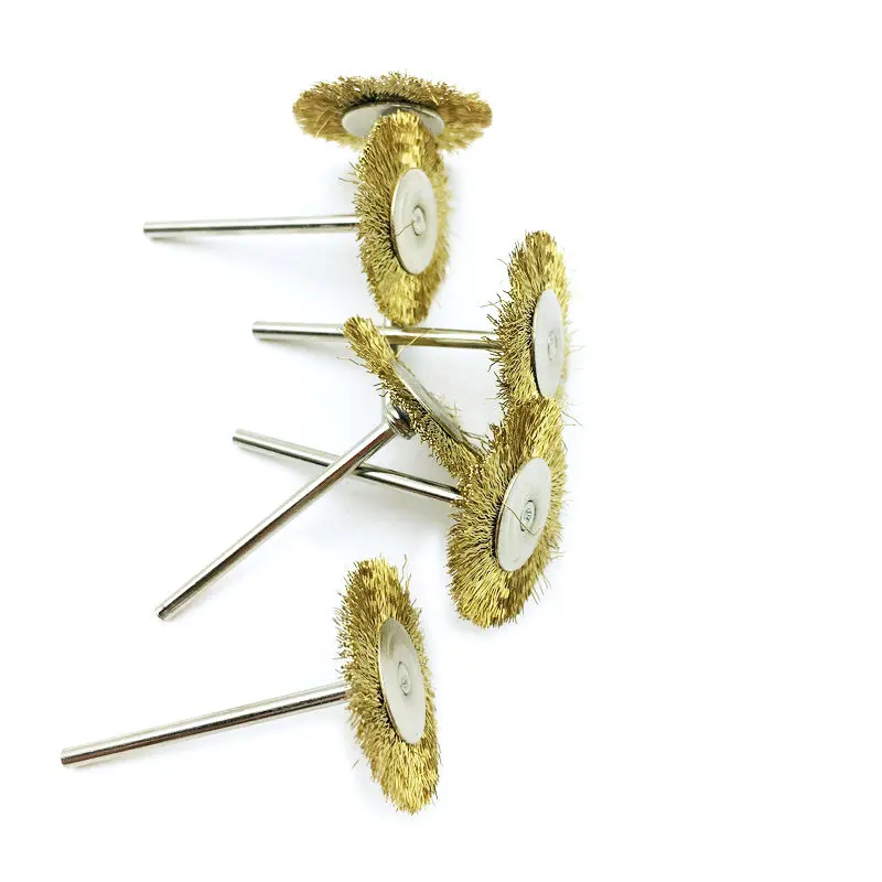 30 шт./лот проволочная медная щетка полировальное колесо для вращающихся