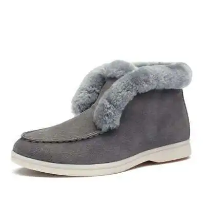 

2021 Autumn and Winter New Cotton Shoes Women's Fashion Soft Bottom Plush Outer Wear Warm Snow Boots Cotton Boots Women