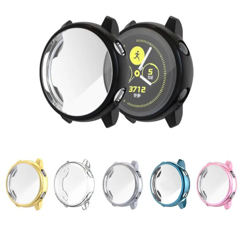 Силиконовый мягкий защитный чехол для экрана защитная пленка Samsung galaxy watch active