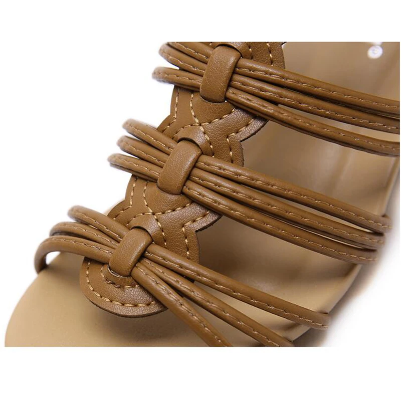 Женские босоножки на танкетке YAERNI2019 сандалии высоком каблуке с открытым носком