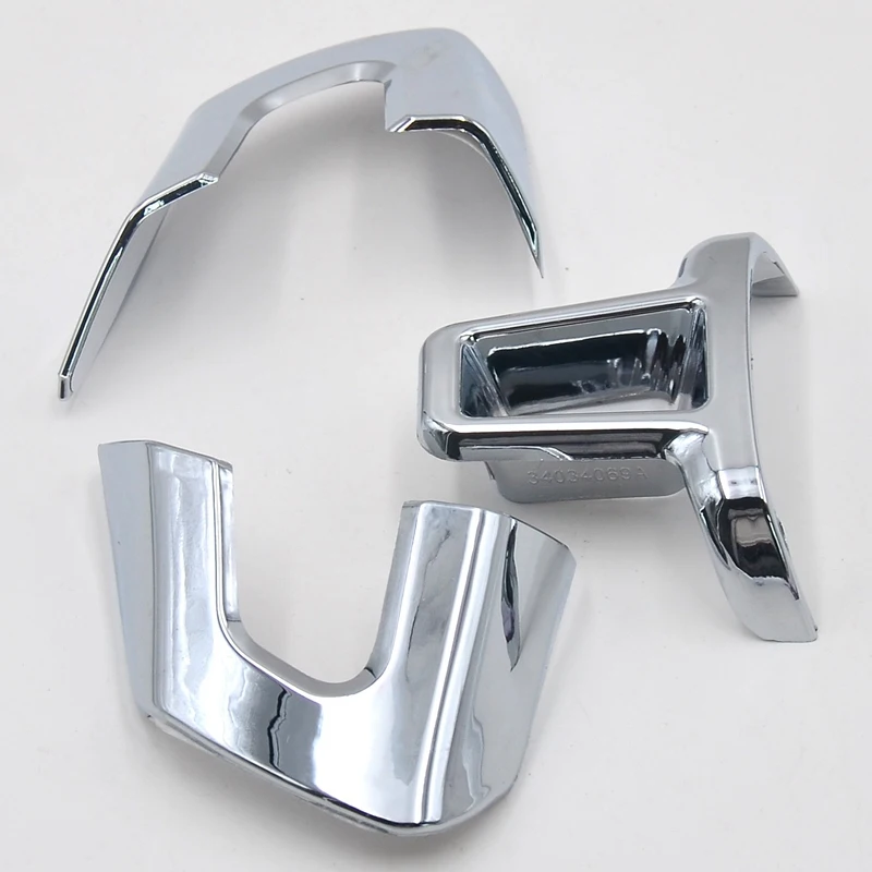 

Chrome Steering Wheel Trim Sticker Cover Decor Fit for Golf Bora JETTA MK5 6