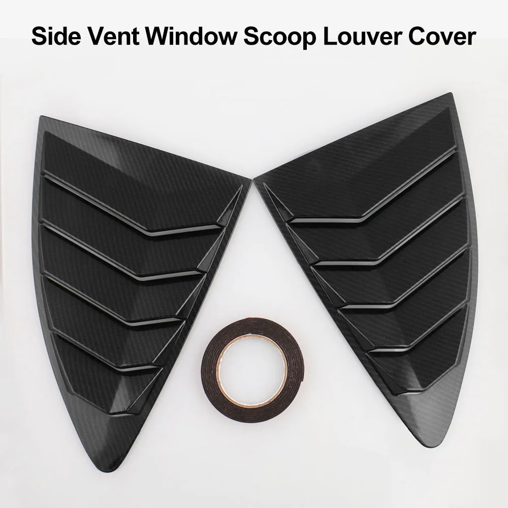 2 шт./набор автомобильные накладки на окна из углеродного волокна|Обвесы| |