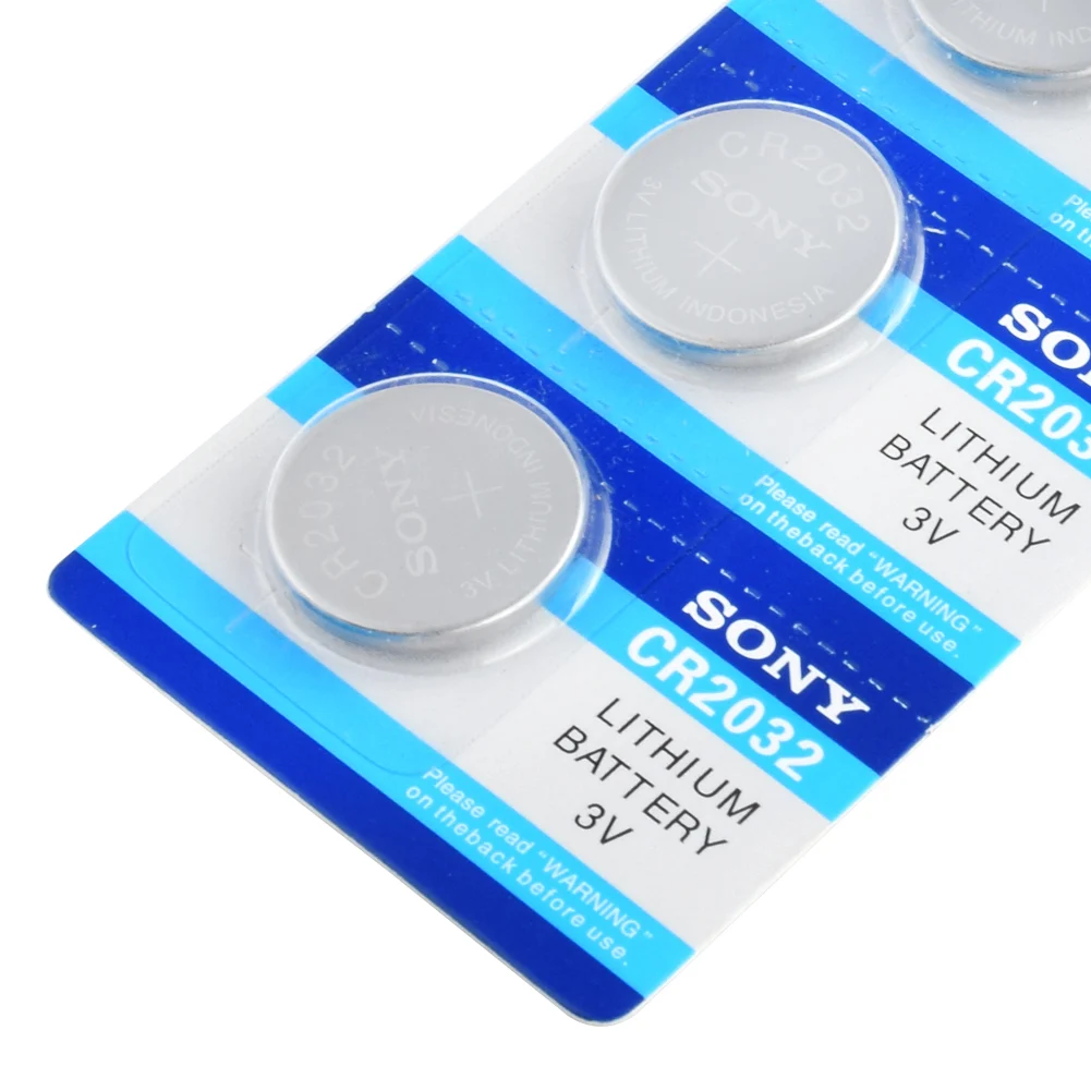 5pcs For SONY CR2032 Lithium Button Batteries DL2032 ECR2032 BR2032 Coin Cell Battery 3V CR 2032 Watch Electronic Remote | Электроника