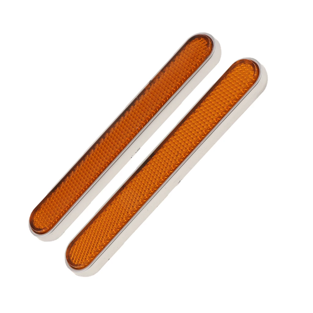 

Motorcycle Bike Front Fork Reflector Orange for Harley Sportster 883 1200