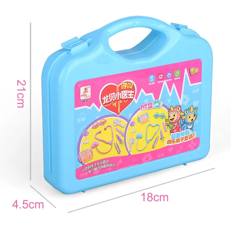 1 Случайная Доставка детских игрушек докторов 10 шт. в комплекте портативная