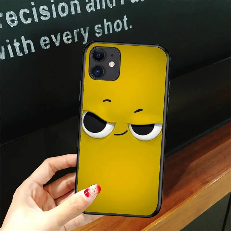 

Cartoon Funny Face Phone Case For Iphone 5 5S SE 6 6s 7 8 plus X Xr XS 11 12 Mini Pro Max Cover Fundas Coque