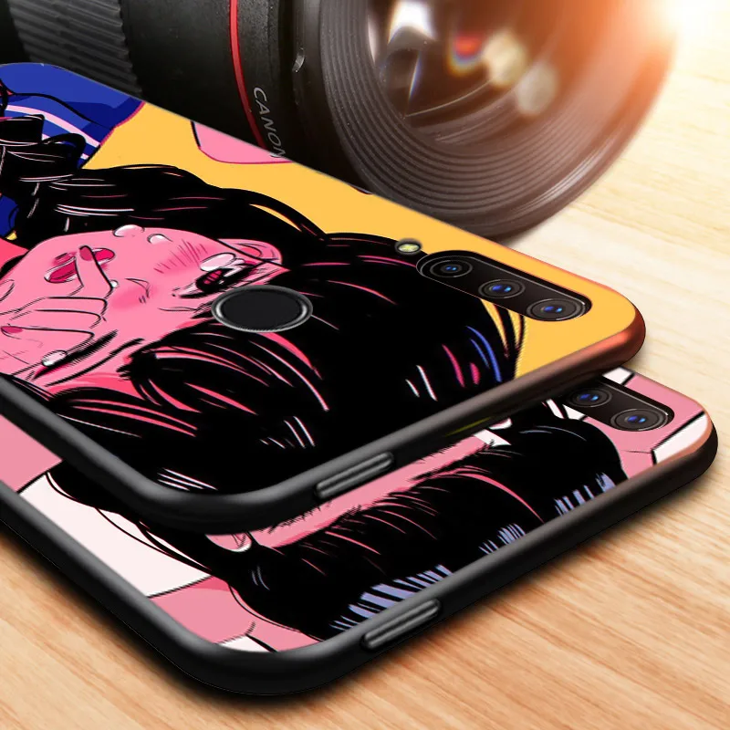 

Anime Aesthetic Girl Silicone Cover For Honor 8 8A Prime 8X MAX 8C 8S 7A 7C 7S Play 3E V9 Pro Phone Case