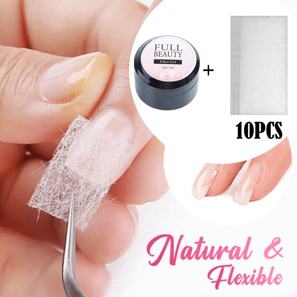 Уход за ногтями Стекловолоконная шелковая обертка для ногтей инструменты