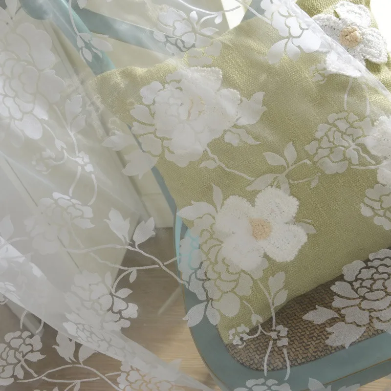 Пион цветок искусственная кожа модный разделитель для гостиной прозрачная