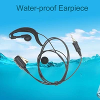 vhf marine radio earpiece ip67 waterproof walkie talkie rs 35m ic h25 earphone lcd display 5w float handheld two way ham radio