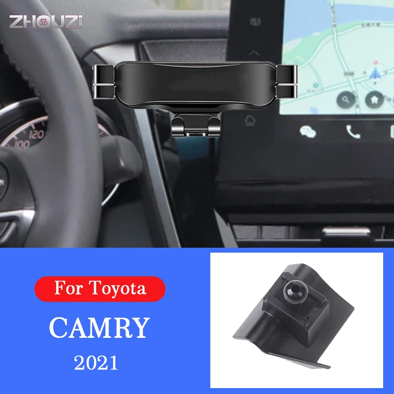 

Автомобильный держатель с креплением на вентиляционное отверстие, подставка для GPS, Гравитационный навигационный кронштейн для Toyota Camry 2021, ...