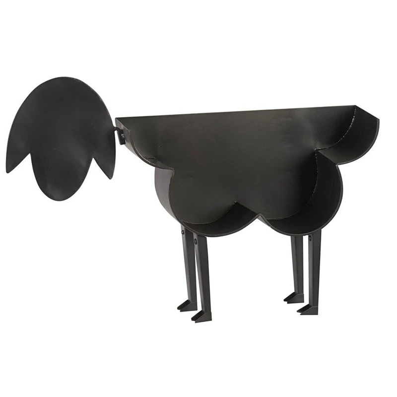 Soporte de papel higi&eacute;nico decorativo de oveja, almacenamiento de pa&ntilde;uelos de ba&ntilde;o de pie, portarrollos de ba&ntilde;o, almacenamiento de hierro-2