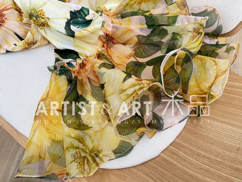 

Natural Silk Dresses Women 2020 European Runway Designers Sexy V-neck Sleeveless Floral Printed Long Mermaid Dresses for Women