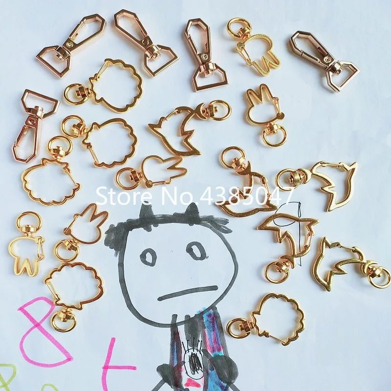 5 шт./лот брелок Дельфин Хрустальная рамка металлическая подвеска очаровательный