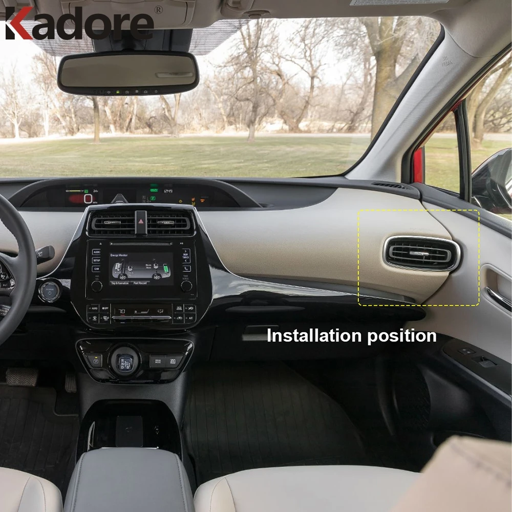 Передняя и боковая панель вентиляционного отверстия для Toyota Prius хэтчбека 2019 2020 из