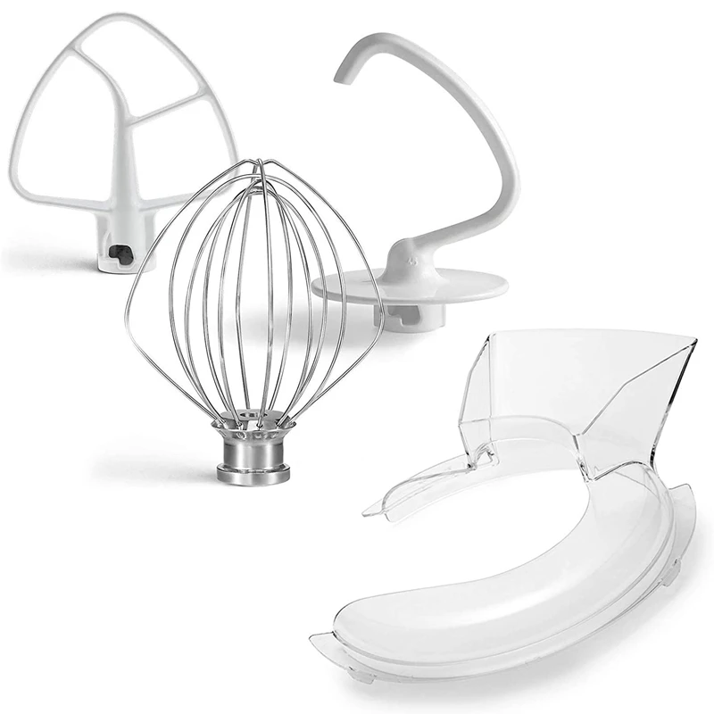 KN1PS W10616906 розлив щит с крючком для теста K45DH K45B Flex Edge Beater и K45WW проводной кнут всего 4