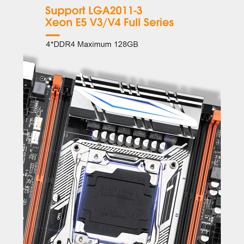 Verkauf X99M-H LGA 2011-3 Motherboard Set Mit XEON E5 2678V3 Und 4*8gb = 32GB DDR4 2133MHZ ECC REG RAM Unterstützung 4 Speicher Und SSD M.2