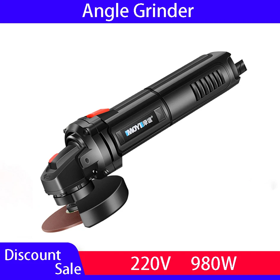 

980W Multifunction Angle Grinder 11000r/min Impact For Electric Grinding DIY Power Tool Cutting Machine Polisher cut machine