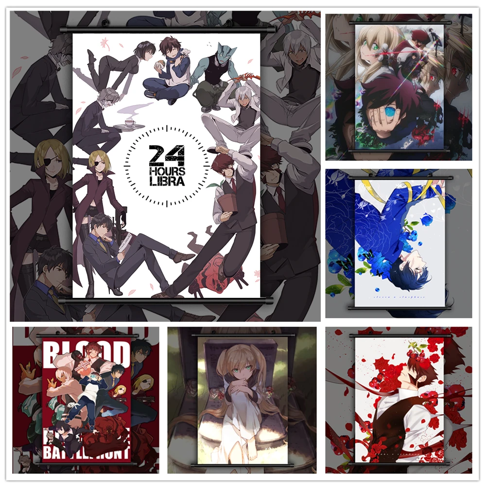 

Настенный декор, картины для украшения дома, декор для детской комнаты, сказочный хвост, Аниме Манга, настенные постеры и принты, Картина на ...