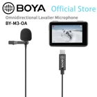 BOYA BY-M3-OA всенаправленный петличный микрофон 2 м кабель для DJI OSMO действий