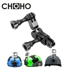 Для Gopro аксессуары Алюминиевый шлем палка расширение 360 регулируемый сплав Рычаг CNC поворотный для Go Pro Hero 9 10 Xiaomi Yi SJCAM
