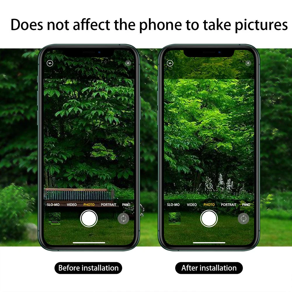 Роскошный чехол для объектива камеры iPhone 11 2 шт. Защитный металлический