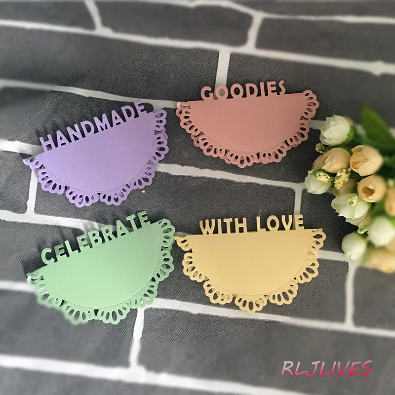 4 вида конструкций сумка топперы металлические трафареты для пресс формы DIY