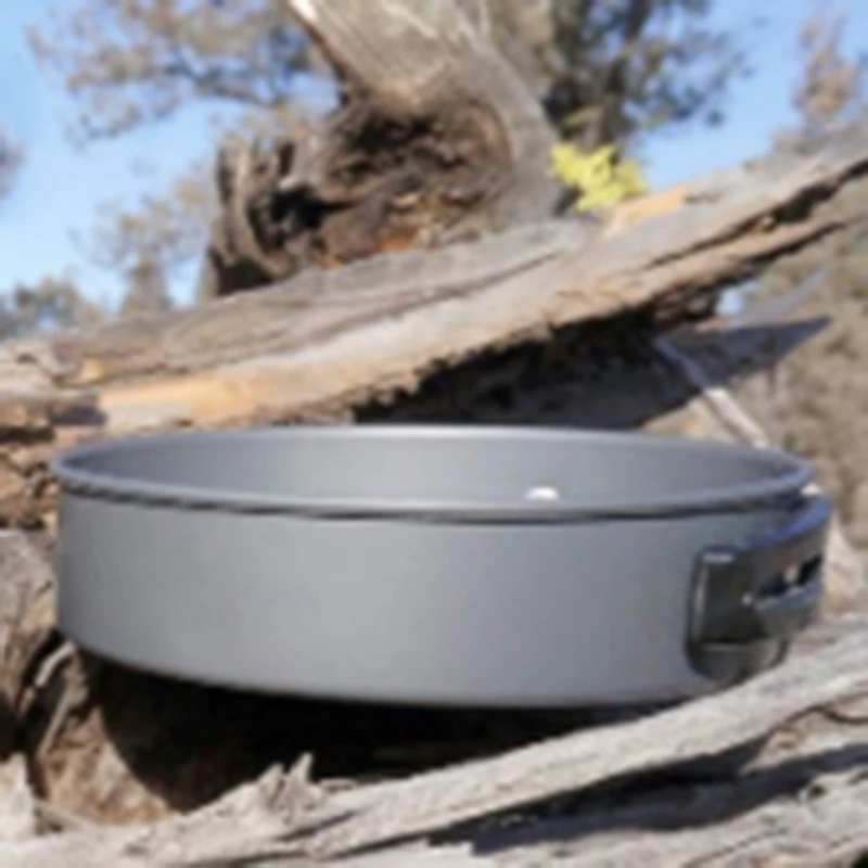 

Outdoor Hiking Camping Set Pot Teapot Wood Stove Combination Outdoor Cooking Utensils with Wood Stove