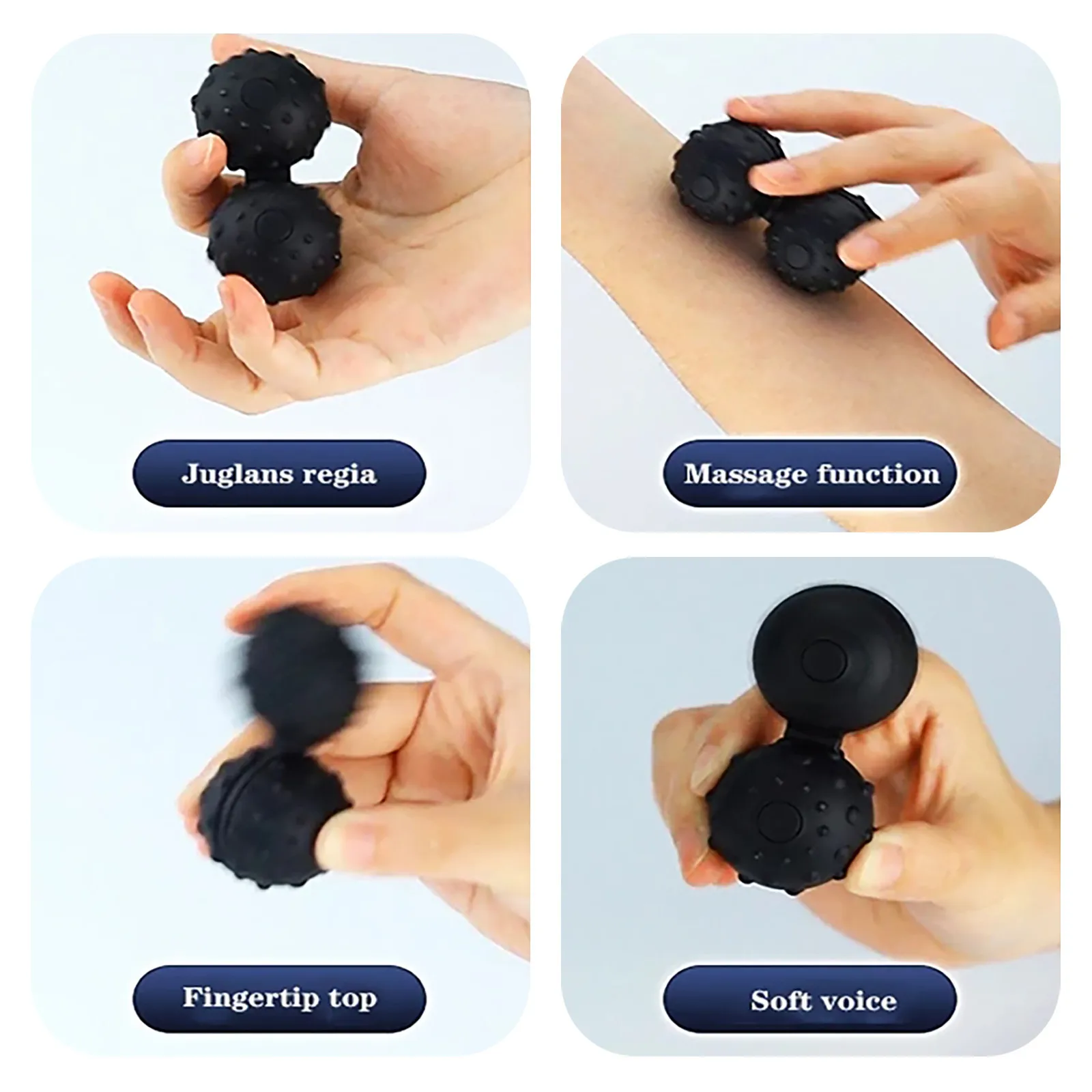 

Decompression Toy Siamese Fingertip Spin Massage Ball Fingertip Vent Decompression Ball Relief Stress Sensory Toy Figet Toys #40