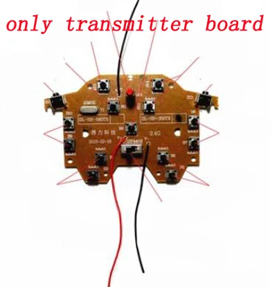transmitter board 15CH 2,4 ГГц радио системном Запчасти DC 3V передатчик 3,6 V-8,4 V приемника fr Huina 350/550/570 50 м Беспроводной пульт дистанционного управления - Цвет: transmitter board