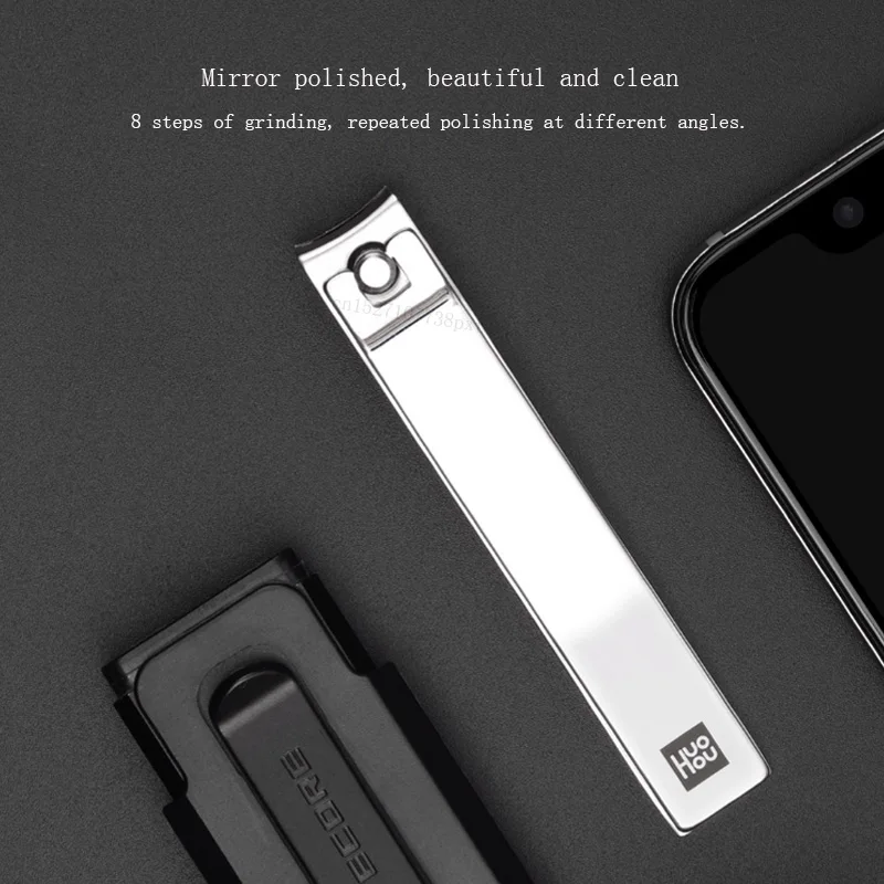 Xiaomi Huohou 5 шт. новые маникюрные кусачки для ногтей триммер для волос в носу портативный дорожный гигиенический комплект из нержавеющей стали набор инструментов для ногтей