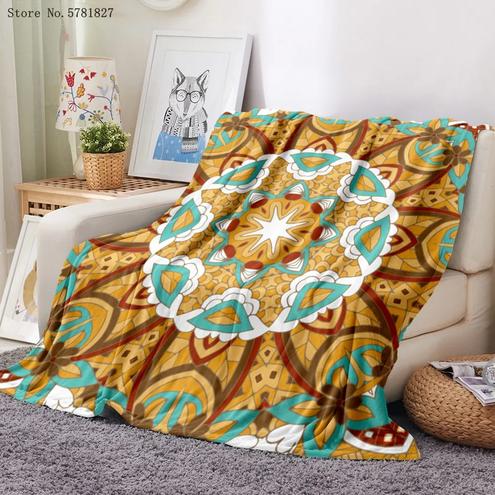Знаменитая фланелевая одеяло с 3D принтом Флисовое Европейским рисунком