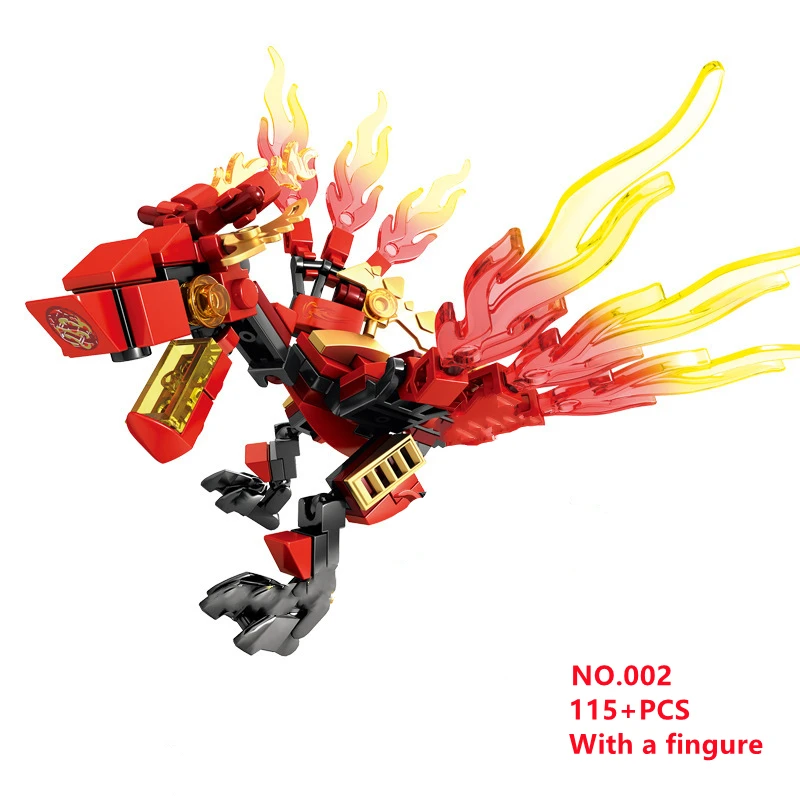 Ниндзя Дракон рыцарь мечника модель KAI Джей Зейн фигурки строительные блоки