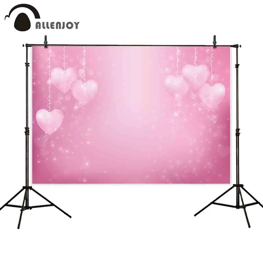 Allenjoy фон для фотосъемки с изображением сердца розовые художественные студийные