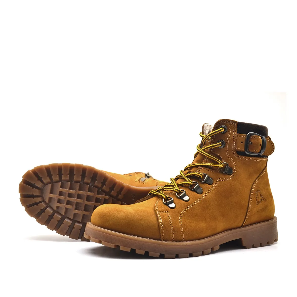 

Rakerplus Griffon Genuine Leather Yellow Zipper Winter Boots