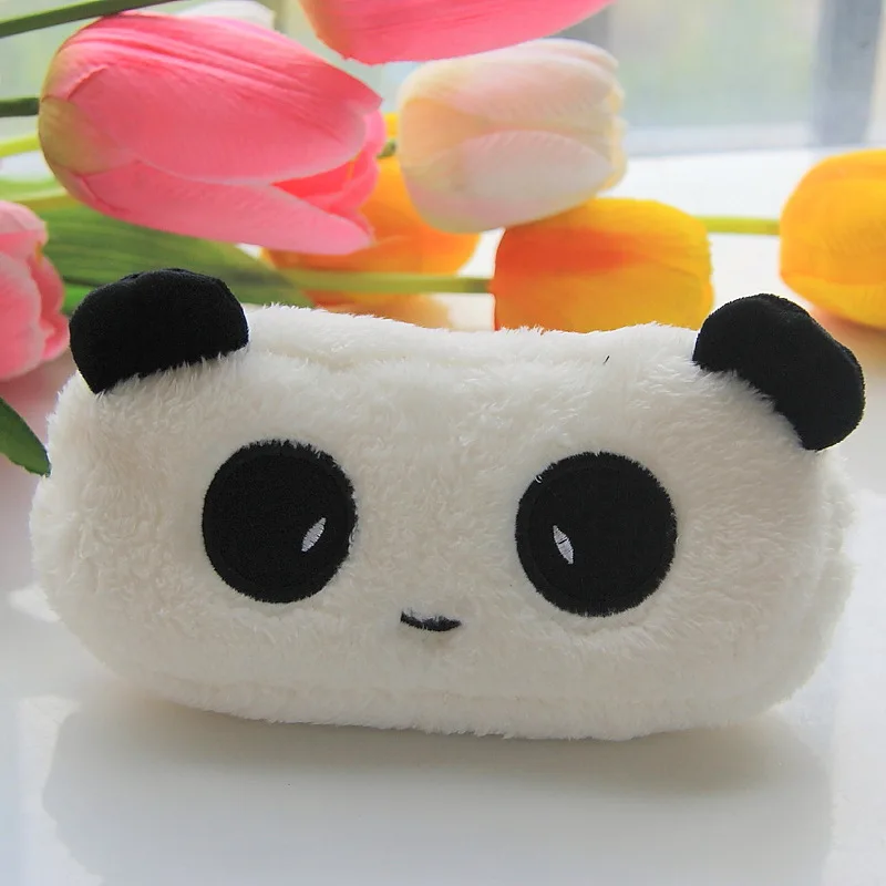 

Plush animal pencil case cute pencil bag cartoon pen case student stationery storage bag prize Children pen bag gifts Coin Purse