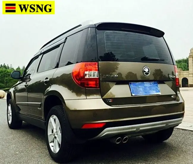 Спойлер для skoda yeti спойлер из АБС материала заднего крыла автомобиля задний