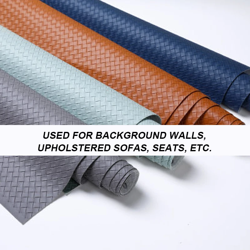 100x137 см тканый узор Синтетическая кожа ткань шитье Diy диван фон интерьер автомобиля обивка домашний декор искусственная кожа