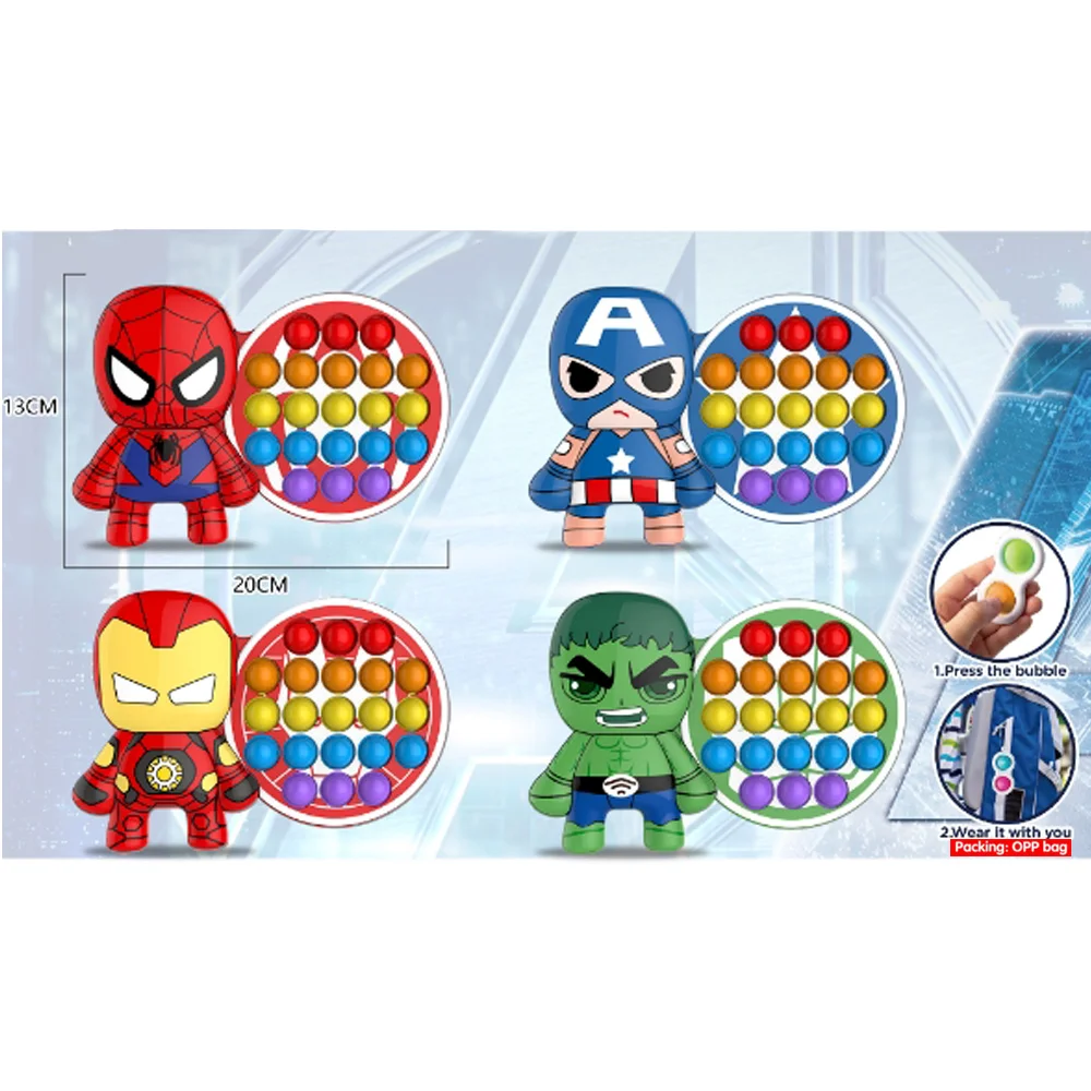 Игрушки для снятия стресса Marvel Звездные войны йода аниме фигурка с пузырьками