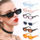 Солнцезащитные очки женские, квадратные, винтажные, UV400, лето 2021