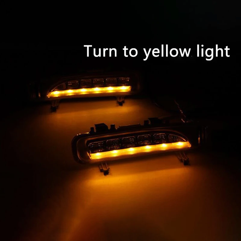 

Car Daytime Running Lights Special LED Daytime Running Lights Steering Modified Fog Lights for Ford Edge 2009-2014