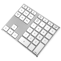 wireless portable numeric keypad 34 key keypad mc 308bt with multiple shortcut keys for pc